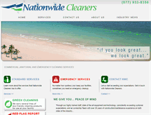 Tablet Screenshot of nationwidecleaners.com